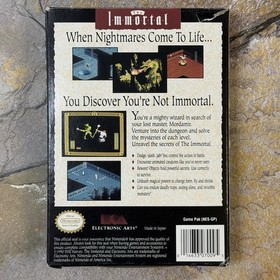 The Immortal CIB - Nintendo Entertainment System NES **TESTED, SEE DESC**