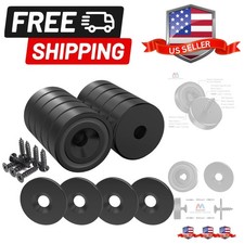 12 Neodymium Magnets, 25 LB Force, Size 0.79" 0.28", Steel Capsule, Black Pot...