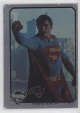 1978 Topps Superman The Movie Foil Stickers Christopher Reeve (Raising Fist) 2vh