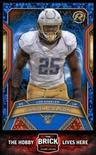 Junior Colson 2024 Topps Resurgence Blue & Orange Spark RC Los Angeles Chargers