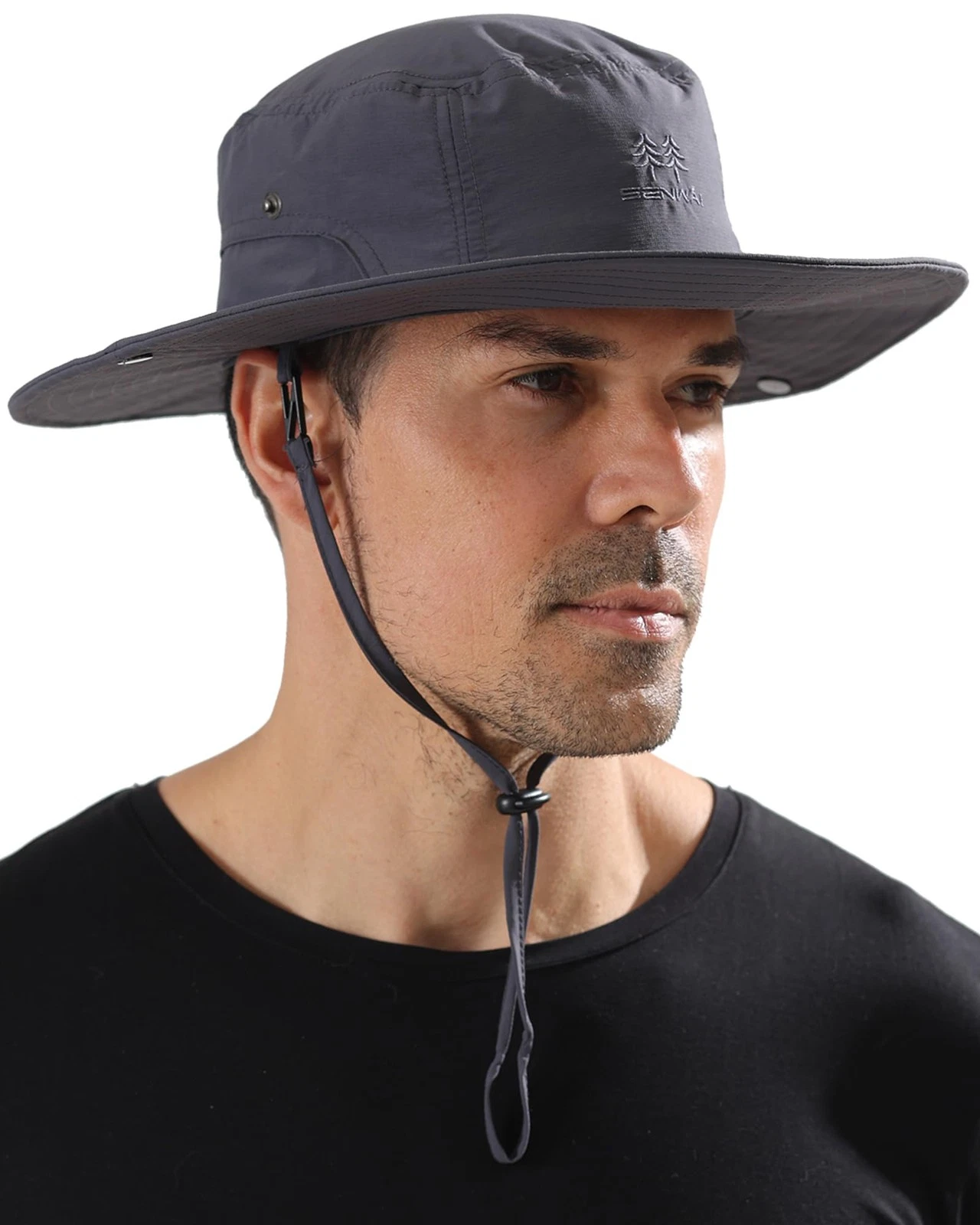 Sun Hats for Men UPF 50+ UV Protection Wide Brim Waterproof Foldable Bucket H...