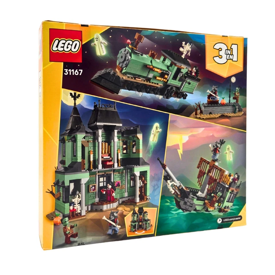 LEGO® Creator 3-в-1 особняк с привидениями (31167) — новый/запечатанный — 5 минифигурок - Изображение 2 из 4