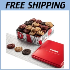 Gourmet Assorted Mini Cookies Gift Tin - Chocolate Variety