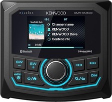 Kenwood KMR-XM500 eXcelon Water Resistant Marine Gauge Style Stereo w/ Bluetooth