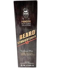 Febote Electric Beard and Hair Straightener For Men Ceramic Coating Accessories