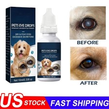 Eye Drops for Pets Bacterial,Viral and Fungal  Infections Dog Cat Treatment US
