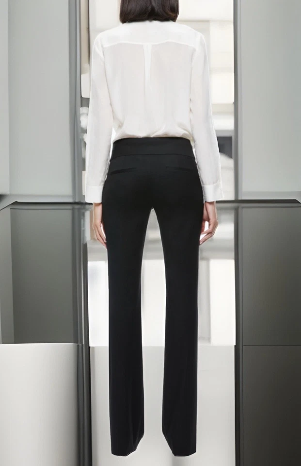 $350 Pantalones ALICE + OLIVIA Hechos en EE. UU. Mujer 2 28x34” Bootcut tiro bajo acampanado Usados en Excelente Condición Foto 3 de 4