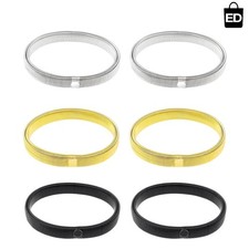 6 Pieces Shirt Sleeve Holders - Stretchy Metal Armbands, Anti-Slip Sleeve Garter