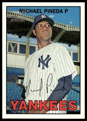 2016 Topps Heritage #413 Michael Pineda New York Yankees NM+