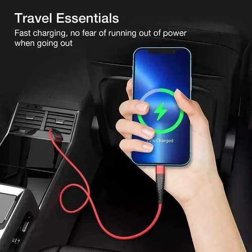 HeavyDuty USB Type C Charging Cable Braided Fast Phone Charger Long Lead 2m 3m - Picture 8 of 15