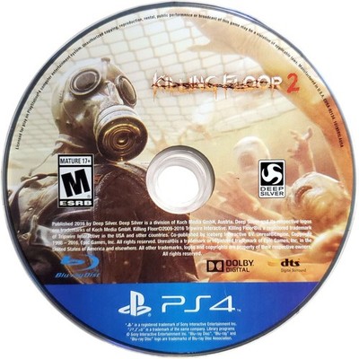 Scratch-Free - Killing Floor 2 - Sony Playstation 4 Tested Authentic