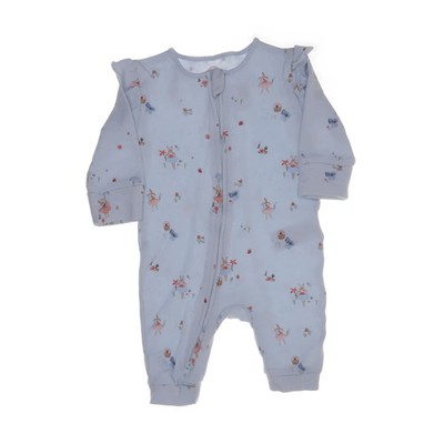 Next Baby, Strampler, Größe: 62, Blau/Mehrfarbig, Baumwolle, Print, Mädchen #Ddi