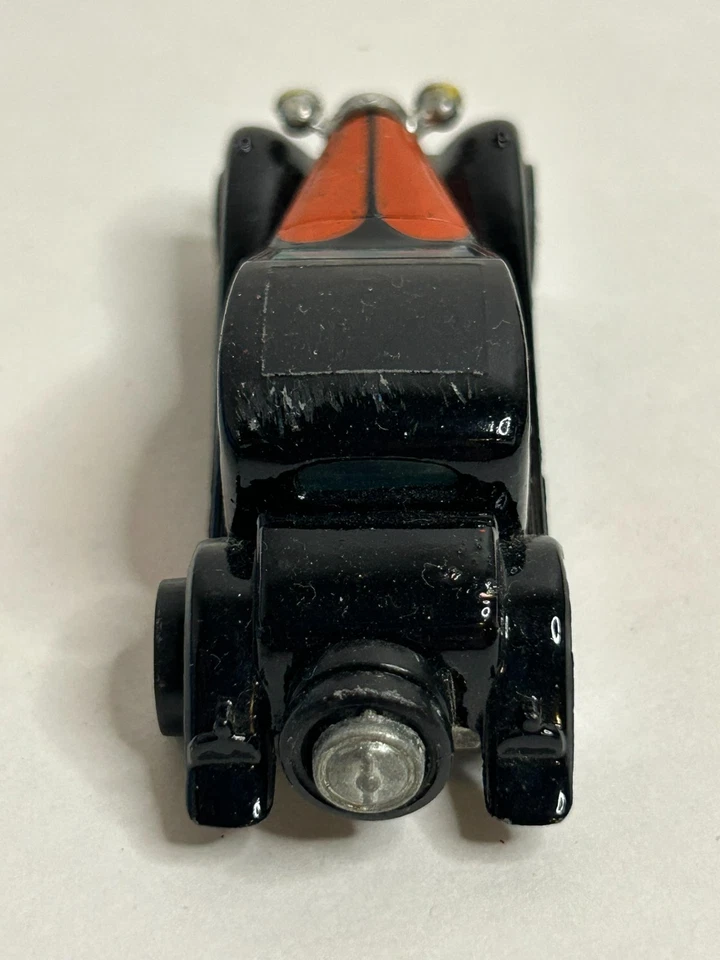 Vintage Hot Wheels 37' Bugatti Black/Red car Mattel Hong Kong 1980 - Image 4 of 4