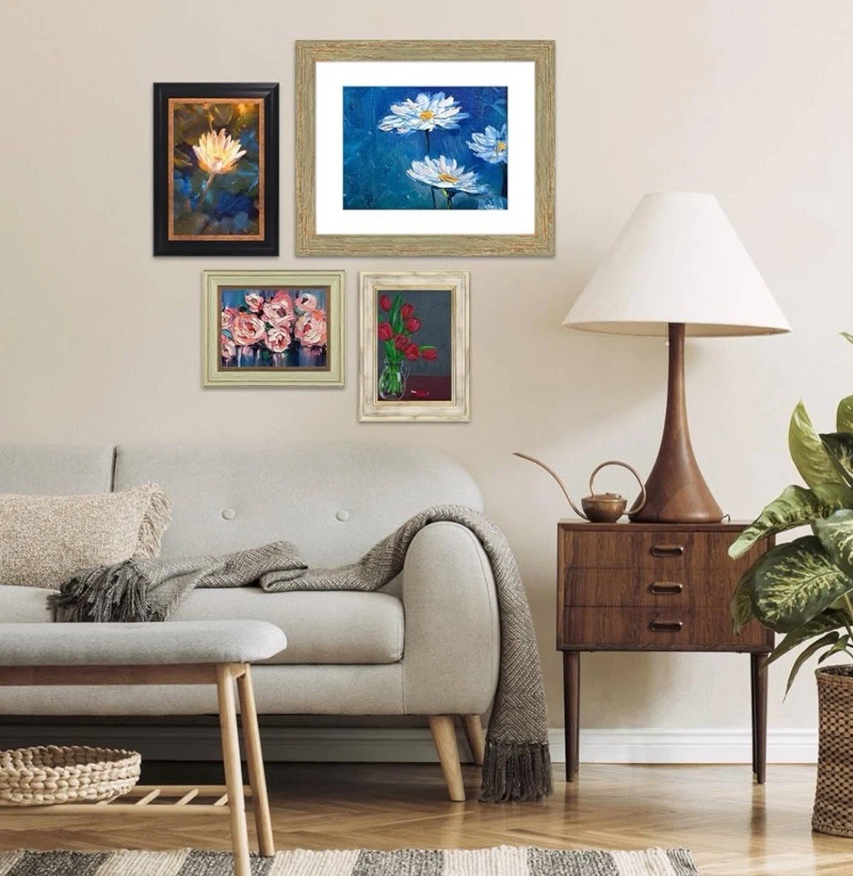 AAQ 4 Pack 8x10 Picture Frame - 8 x 10 Photo Frame with HD Plastic- New - Image 2 of 4