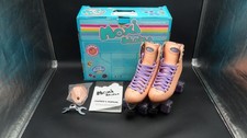 Moxi Roller Skates Womens 7 Peach on the Beach Purple Wheels Tool Box