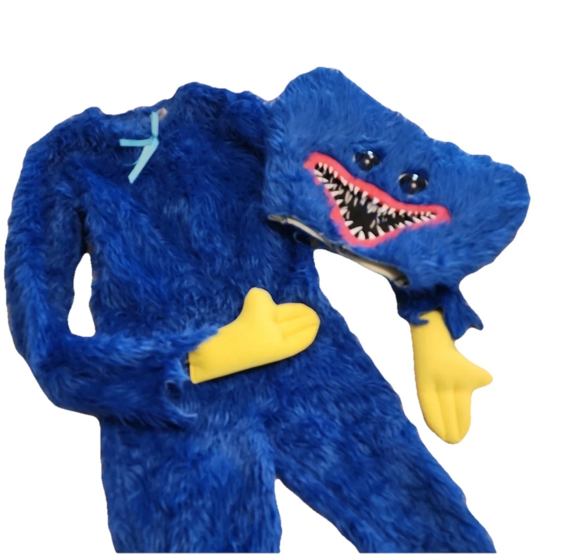 Halloween Costume Huggy Wuggy Size Child Medium 8/10 - Worn Once. Smoke Free