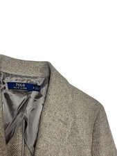 Polo Ralph Lauren Tweed Blazer Jacket Wool Silk Sport Coat Sz 6 Preppy Classic