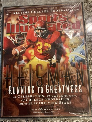 Sports Illustrated Magazine Heisman Running to Greatness Poster Mark Ingram New