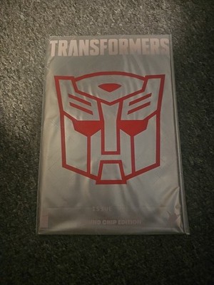 TRANSFORMERS #1 Cvr A Reprint Sound Chip Foil Optimus Prime Image  2025 Sealed