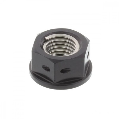 Mutter Kettenrad M10X1.25mm Alu RAC schwarz für Benelli Tornado 900 RS Tre 04-06