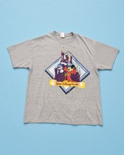 Vintage 1996 Walt Disney World 25th Sorcerer Mickey T Shirt XL Gray Made In USA