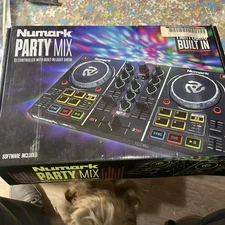 Numark Party Mix DJ Controller Built In Light Show WORKS GREAT! 
