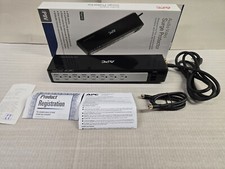 APC Premium Audio/Video Surge Protector 8 Outlet with Coax Protection, 120V