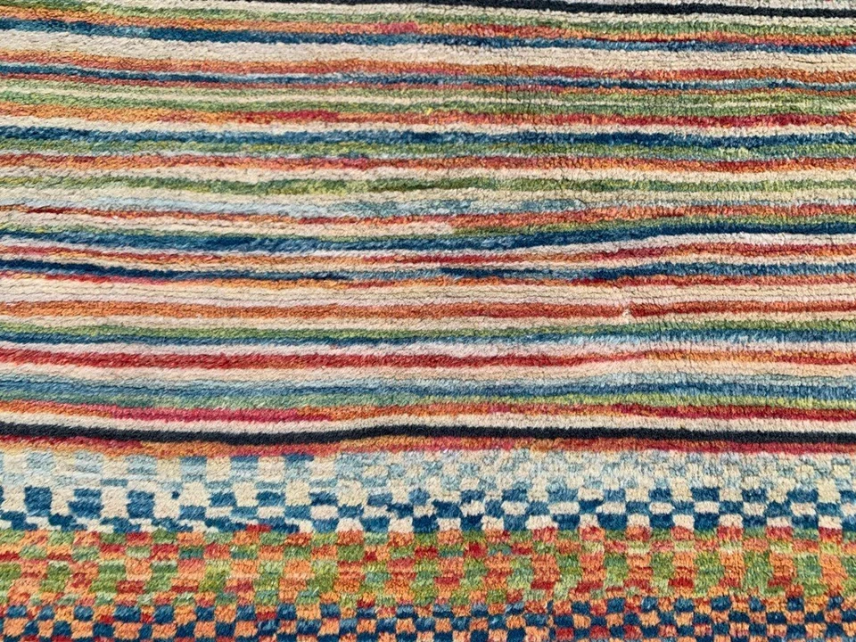 Alfombra afgana de alta calidad alfombra moderna alfombra de sala, alfombra afgana Chobi, 3x4 pies Foto 4 de 4