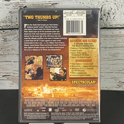 Remember the Alamo [DVD](中古品) The Alamo (DVD, 2004) Dennis Quaid, Billy Bob Thornton, Jason