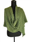 Ob.D. Handmade, Hand Knit Zig-Zag Lace & Bobbles Stole/Light Wrap — photo 4