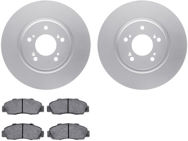 Dynamic Friction 91VY51W Front Brake Pad and Rotor Kit Fits 1997-2005 Acura NSX