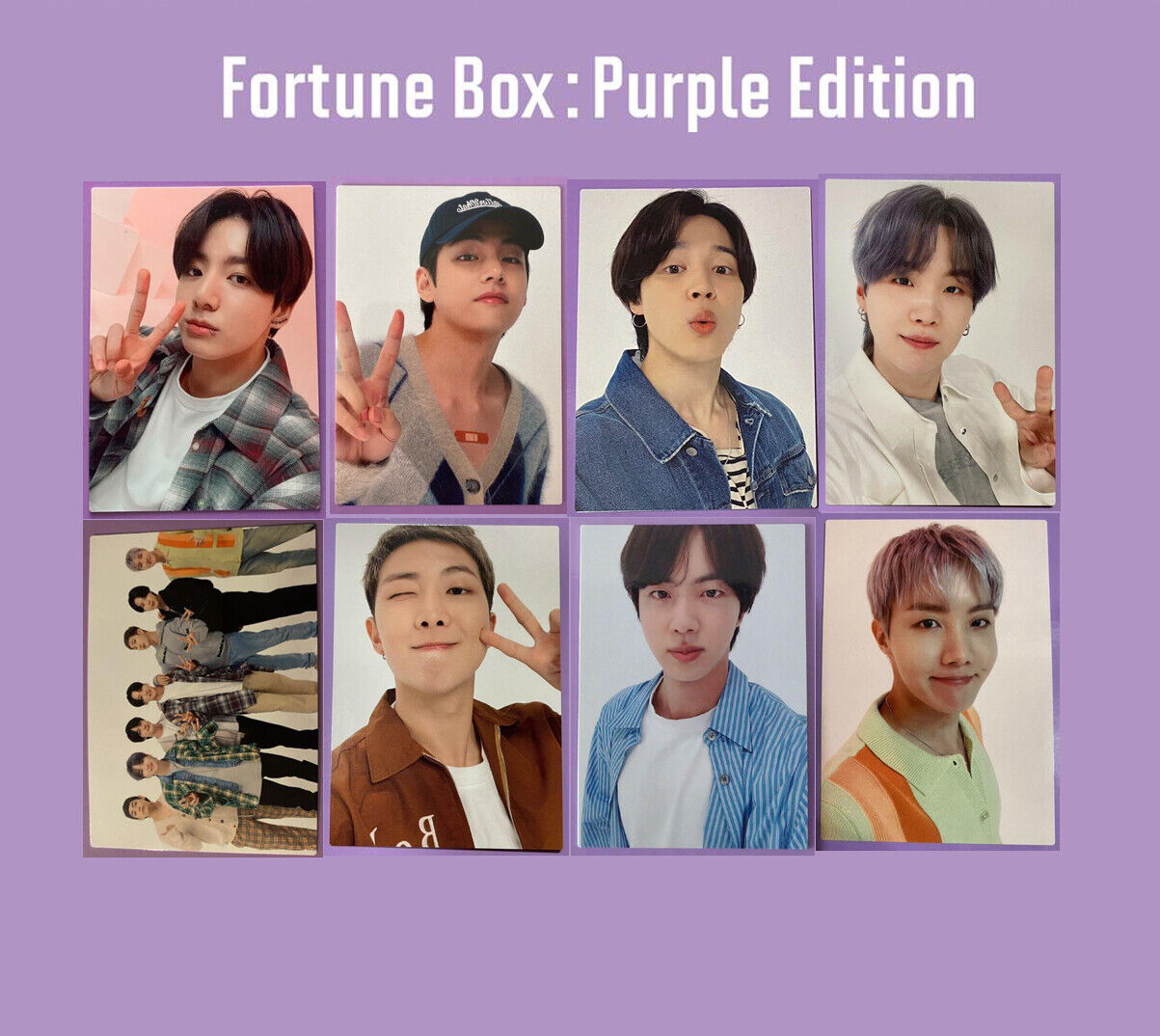 【4枚】BTS Fortune Box : Purple Edition トレカ