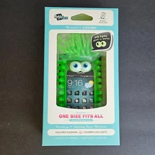 Fone Face Cell Phone Cover For Kids Shock Resistant Green Monster