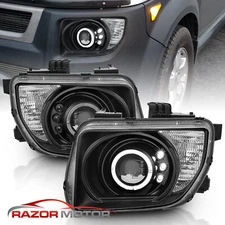 [LED Halo]For 2003 2004 2005 2006 2007 2008 Honda Element Projector Headlights