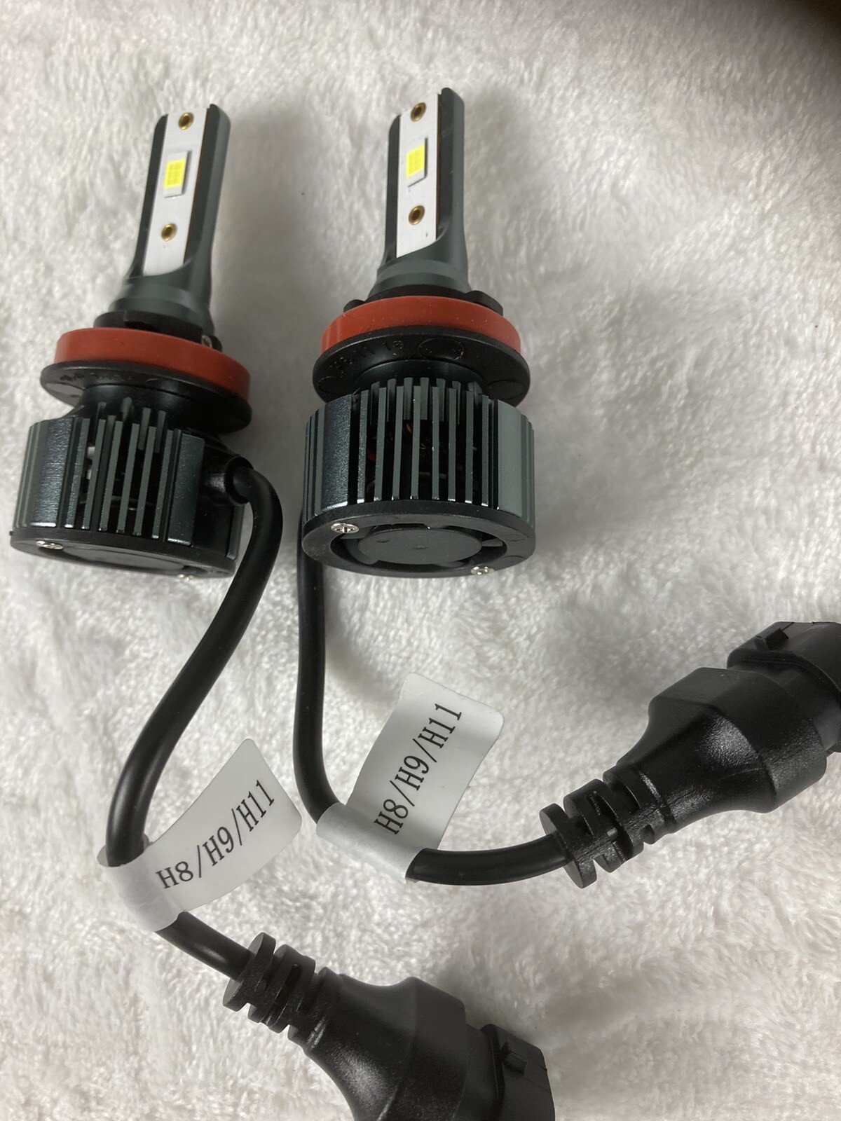 UNIVERSAL LED H8/H9/H11. Headlight/ Fog Light. FAN COOLED LED (pair) eBay