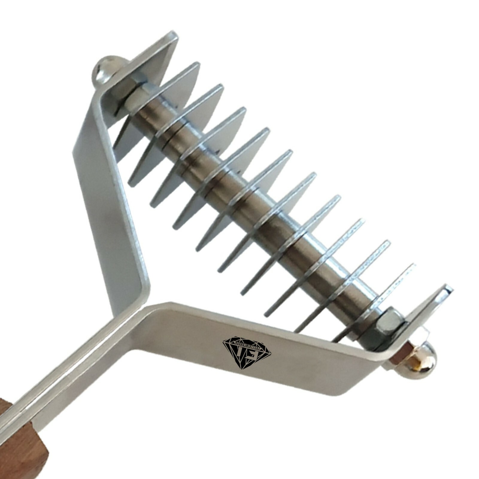 Dog Stripping Comb Grooming Tool Cat Pet Undercoat Rake Hair 10 Blade