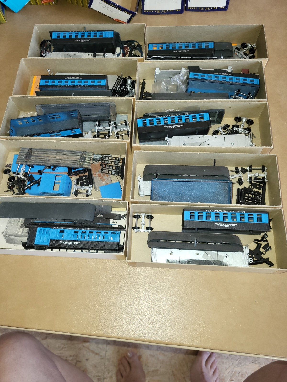 ho scale old time passenger cars Ten Cars Total. eBay