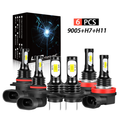 For Subaru Outback 2010-2014 6X LED Headlight Hi-Lo Beam Fog Bulbs - Foto 9