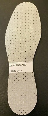 EXTRA DÜNNE EINLEGESOHLEN GRÖSSE 8 ARBEITSSTIEFEL SPORTSCHUH SLIPPER UNISEX VORGESCHNITTEN UK
