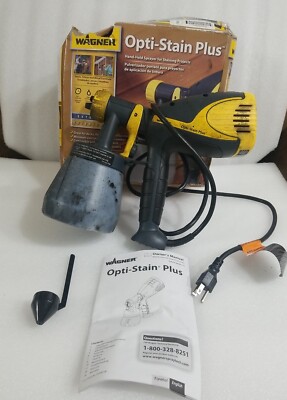 Wagner Stain Sprayer Opti-Stain Plus Handheld 0529108 ''Working Condition ''