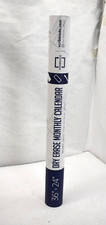 Large 24" x 36" white Board Calendar Dry Erase Monthly Calendar w/ 4 Markers