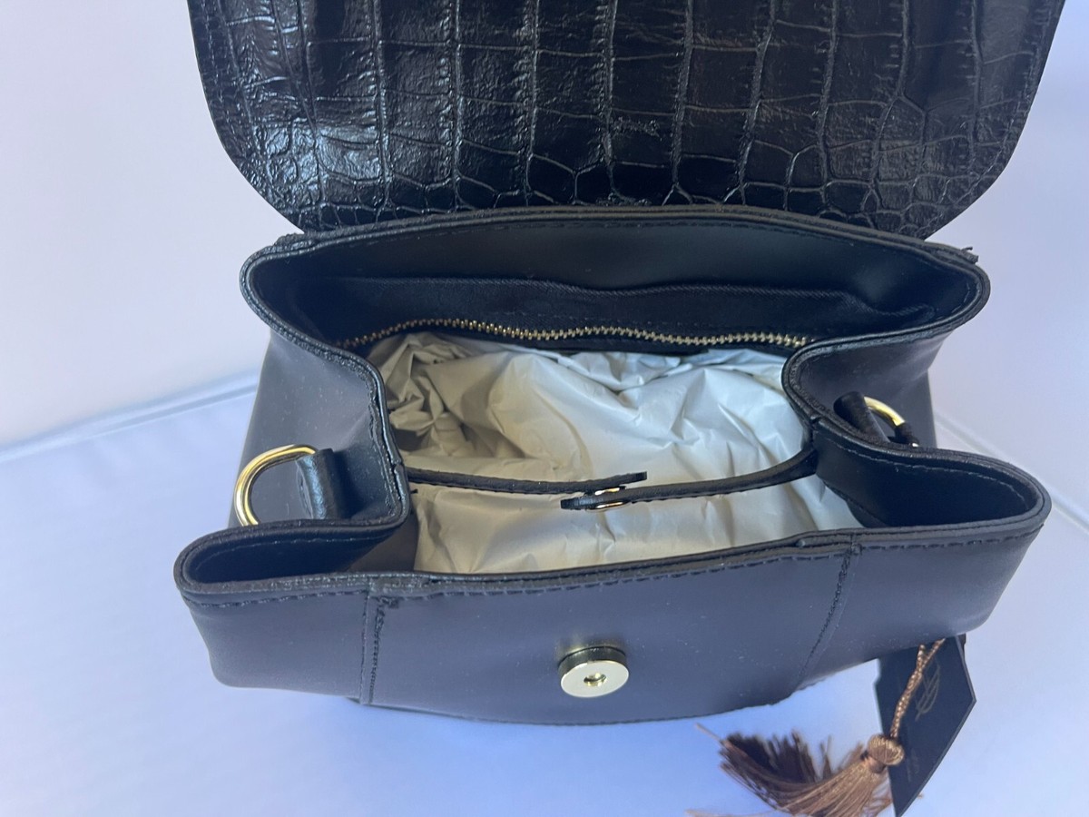 House of Harlow 1960 Italy Genuine Leather Crystal Stud Mini  Backpack Revolve House of Harlow Italian Leather | Mercari main image 2
