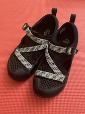 Chaco Odyssey Little Kids US 1 Black Waterproof Hiking Play Sandals Sneakers