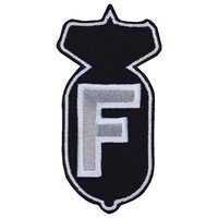 The Fuck Bomb AufnäHer Lustiger AufbüGler Biker Patch Heavy Metal Applikation