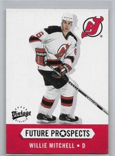2000-01 Willie Mitchell Upper Deck Vintage Hockey Future Prospects Rookie #384