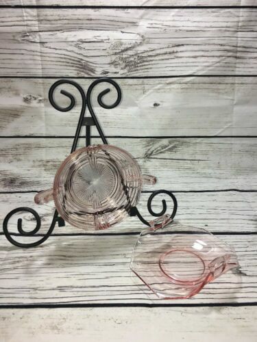 Vintage Anchor Hocking Princess Pink Teacup 1930's | eBay