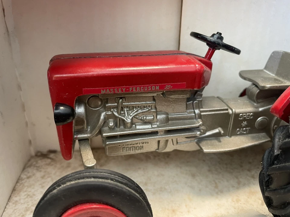 Massey Ferguson 35 1/16 Diecast Farm Tractor Replica Collectible By SpecCast - Image 2 of 4