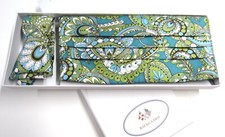 Tropic Beach Wedding VERA BRADLEY BAEKGAARD Peacock Allover Cummerbund/Bow Tie
