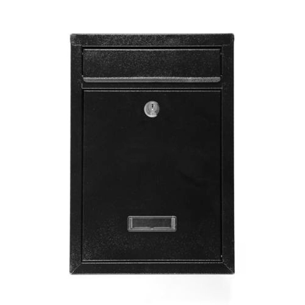 Post Box Large Letter Mail box Steel Lockable Outdoor Wall Mounted With