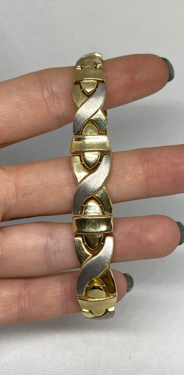 X bracelet sale with 14k gold